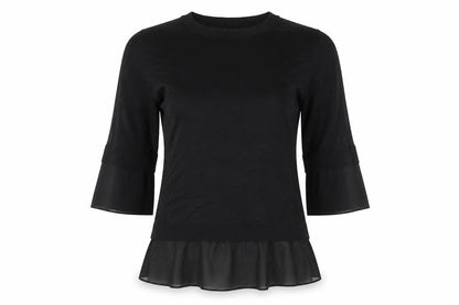 Womens UK Size S NEXT Black Basic Blouse