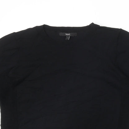 Womens UK Size S NEXT Black Basic Blouse