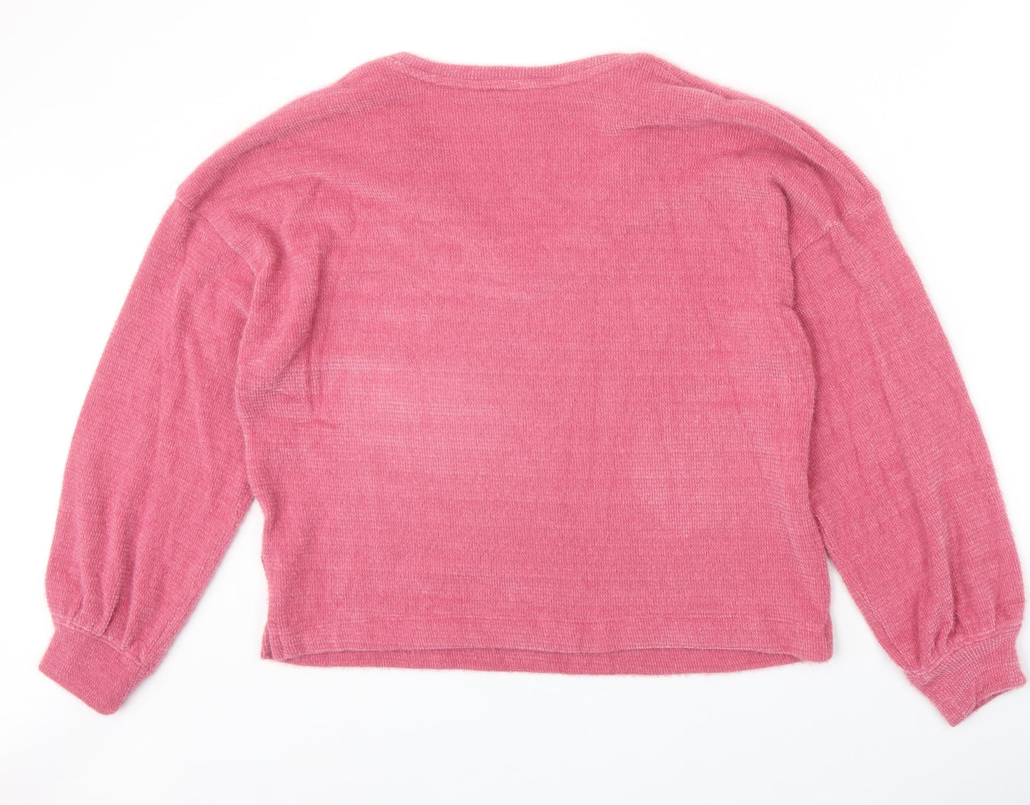 Womens UK Size M Marks and Spencer Pink Pullover Jumper