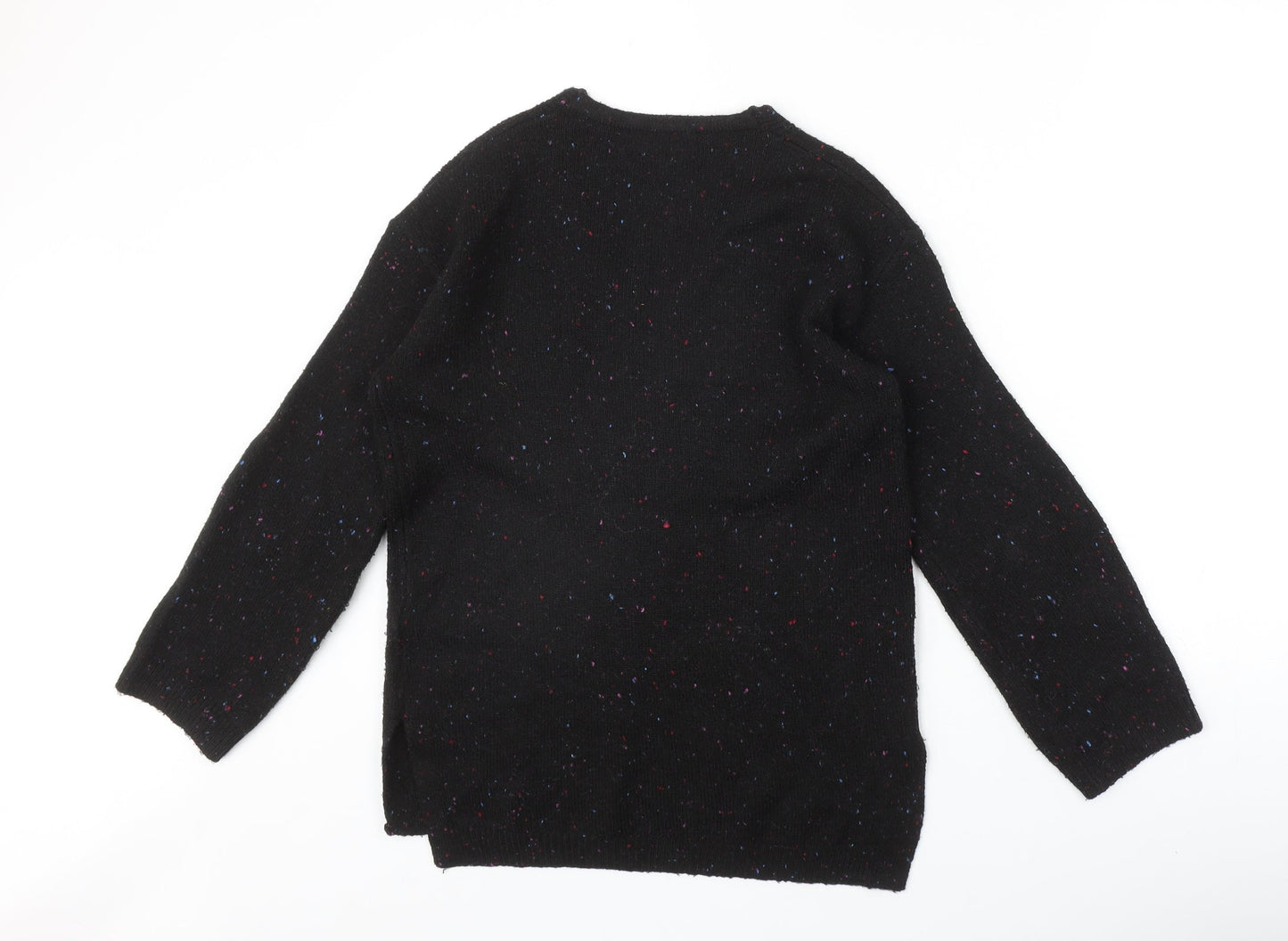 Womens UK Size XS Marks and Spencer Black Pullover Jumper
