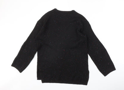 Womens UK Size XS Marks and Spencer Black Pullover Jumper