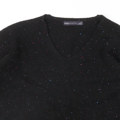Womens UK Size XS Marks and Spencer Black Pullover Jumper