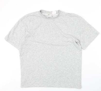 Womens UK Size S H&M Green Basic T-Shirt