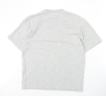 Womens UK Size S H&M Green Basic T-Shirt