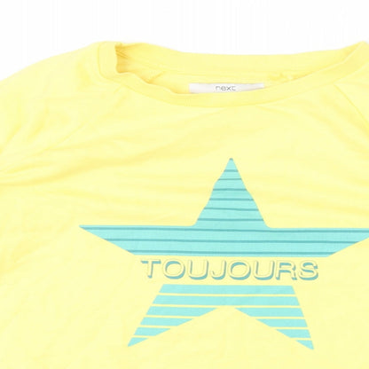 Womens UK Size XS NEXT Yellow Pullover Sweatshirt