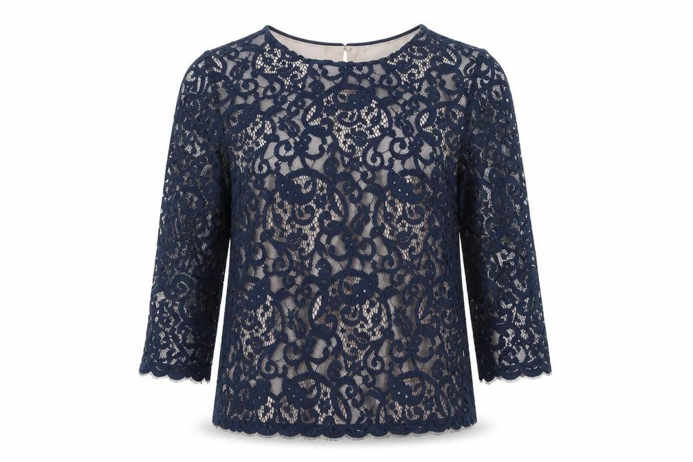 Womens UK Size S H&M Blue Basic Blouse