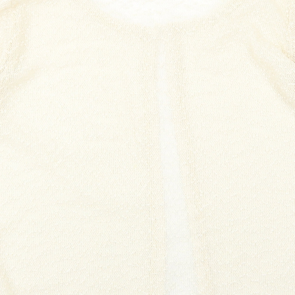 Womens UK Size 14 Michele Hope Ivory Cardigan Jumper