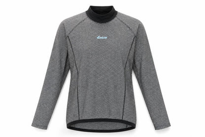Lusso Womens Black Floral Polyester Basic T-Shirt Size 2XL Mock Neck Pullover - Cycling
