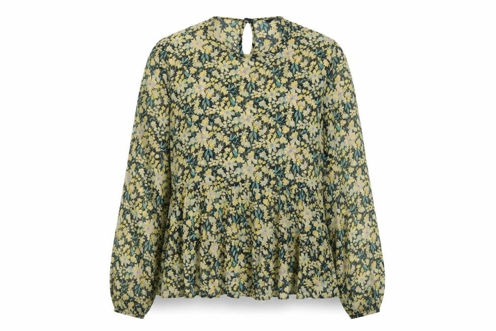 Womens UK Size 14 George Yellow Basic Blouse