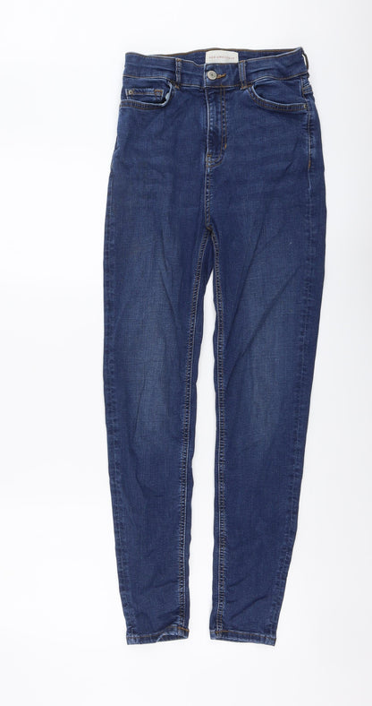 Womens UK Size 8 Marks and Spencer Regular Fit Skinny Blue Jeans
