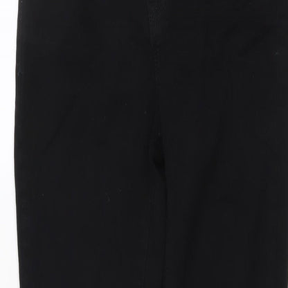 Kensie Womens Black Cotton Skinny Jeans Size 4 L27 in Regular Button