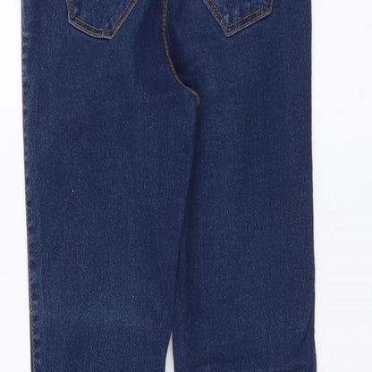 Denim & Co. Womens Blue Cotton Jegging Jeans Size 8 L28 in Regular