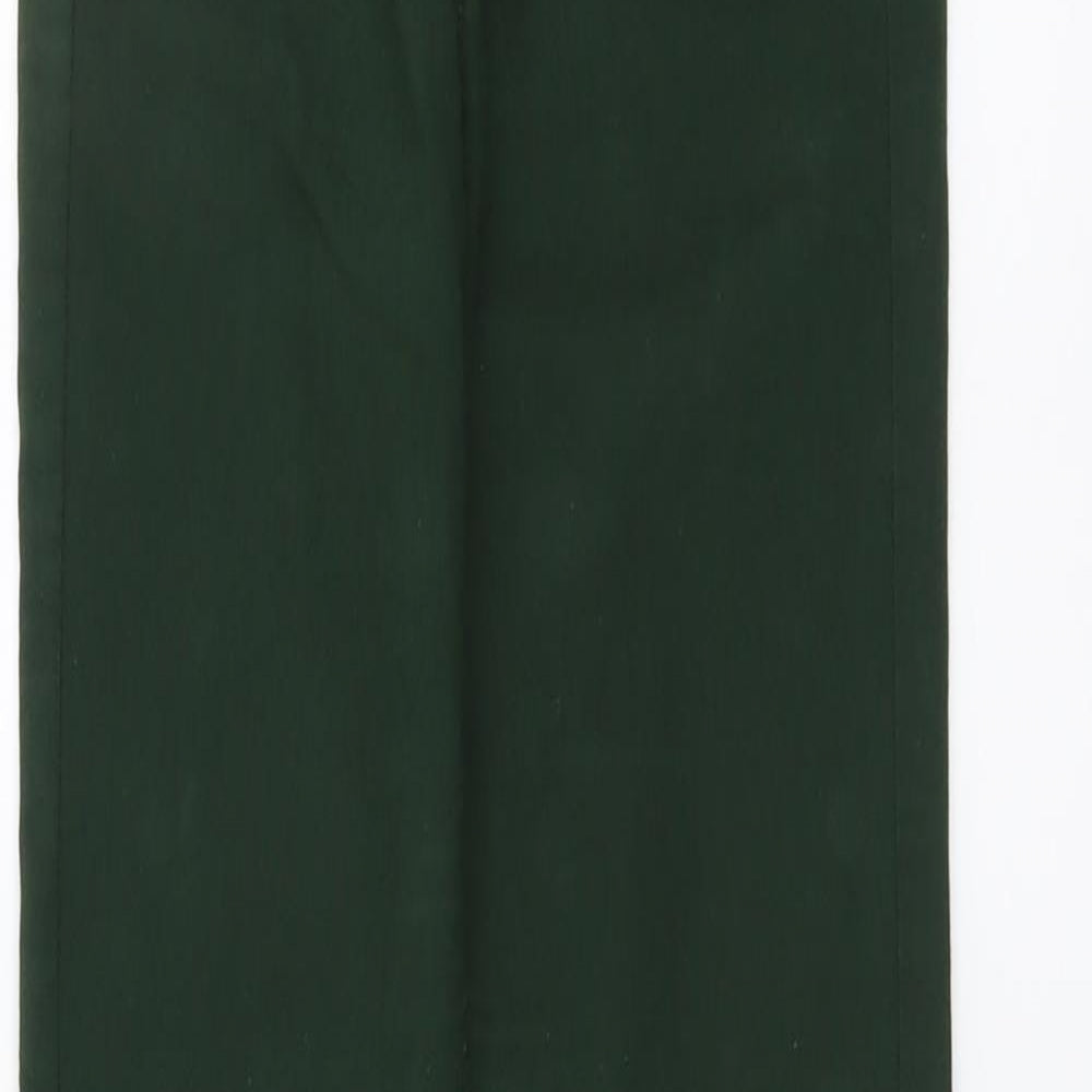 Womens UK Size 4 H&M Regular Fit Skinny Green Jeans