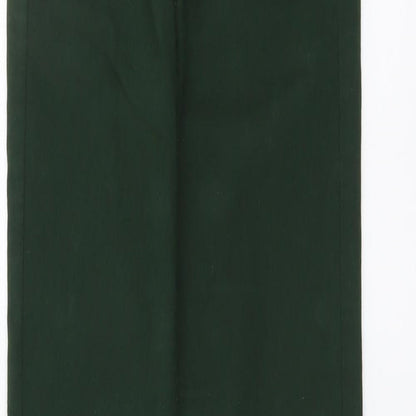 Womens UK Size 4 H&M Regular Fit Skinny Green Jeans