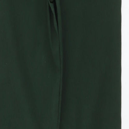Womens UK Size 4 H&M Regular Fit Skinny Green Jeans