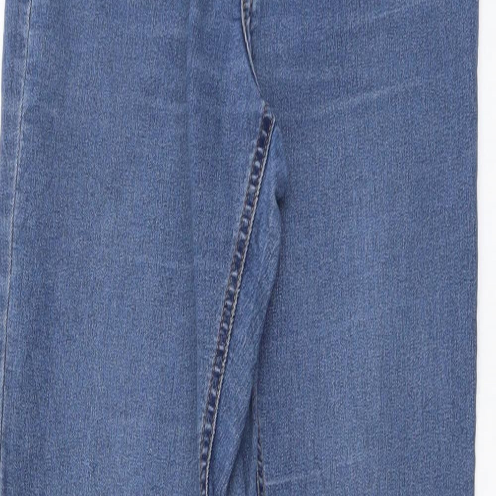 Womens UK Size 10 Sinsay Regular Fit Skinny Blue Jeans