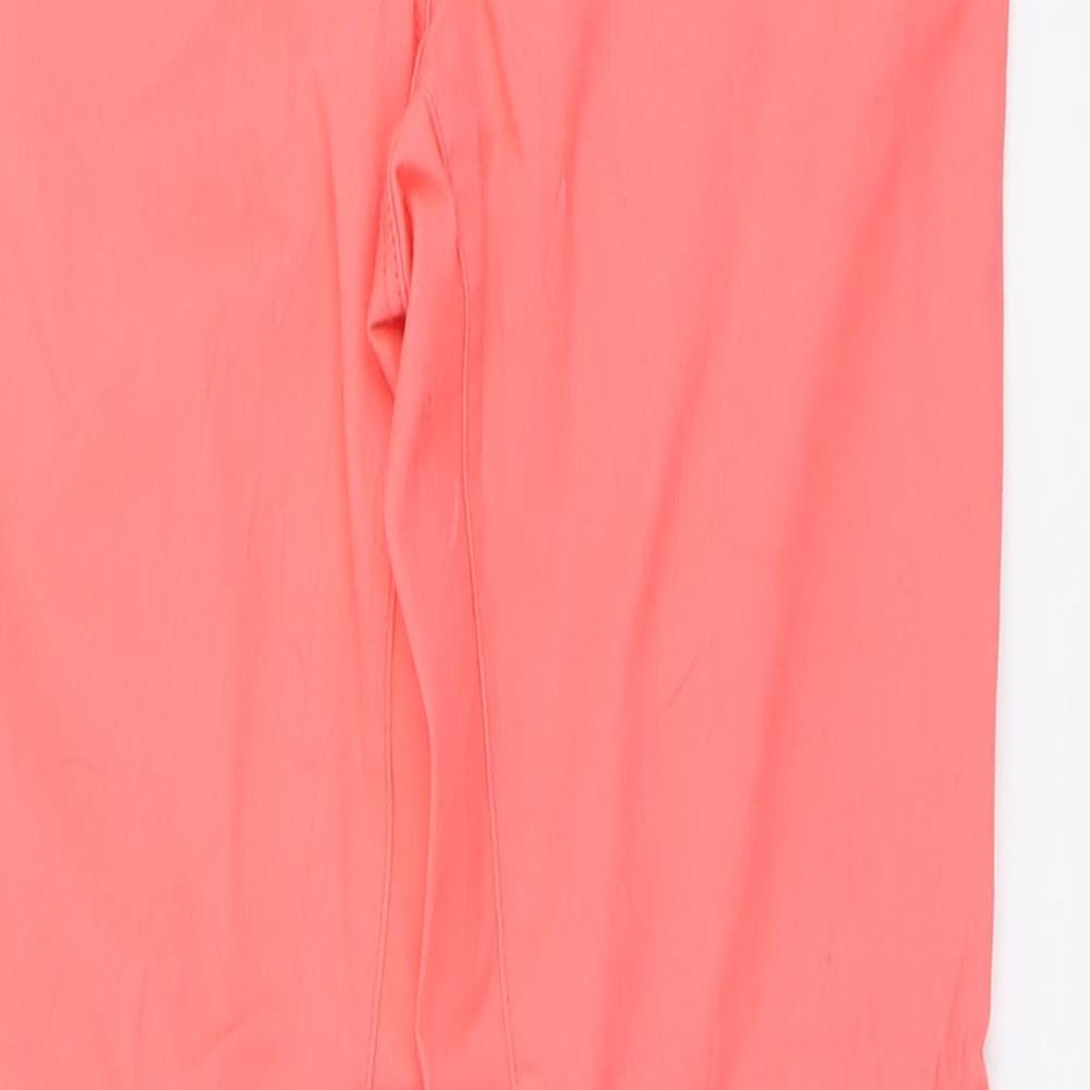 Womens UK Size 10 H&M Regular Fit Skinny Pink Jeans