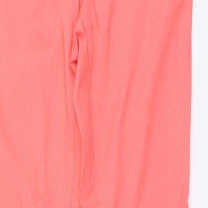 Womens UK Size 10 H&M Regular Fit Skinny Pink Jeans