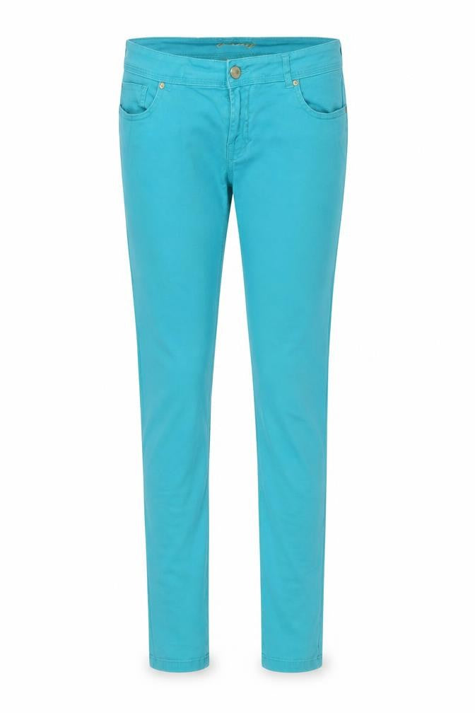 Womens UK Size 14 Denim & Co. Regular Fit Skinny Green Jeans