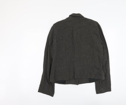 Walis Womens Brown Jacket Size 14 Button
