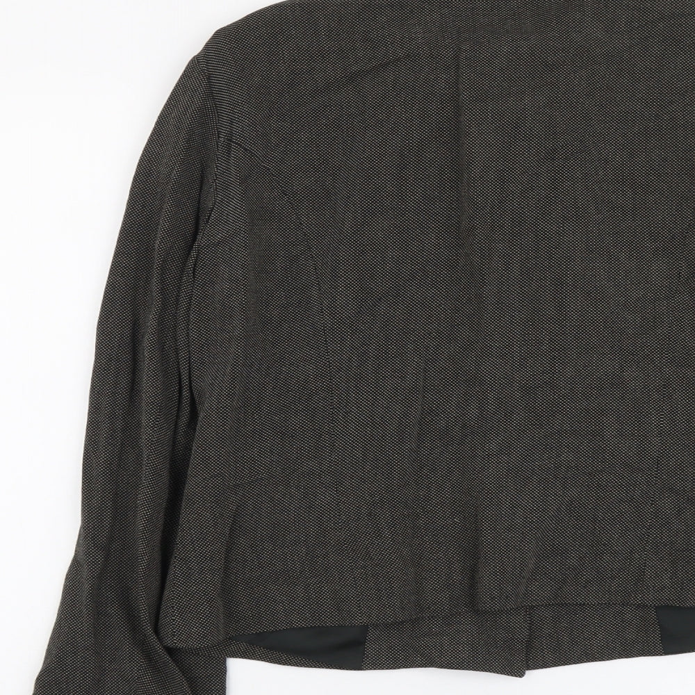 Walis Womens Brown Jacket Size 14 Button