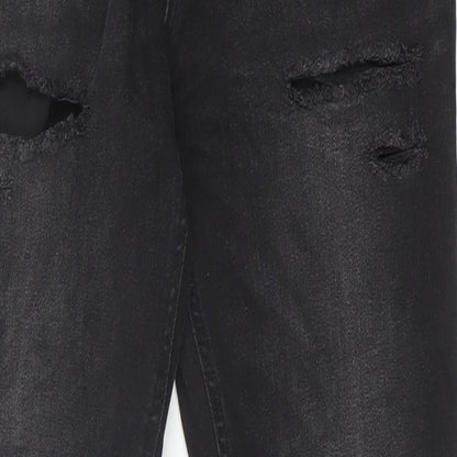 Born Rich Womens Black Cotton Skinny Jeans Size 32 in Slim Zip