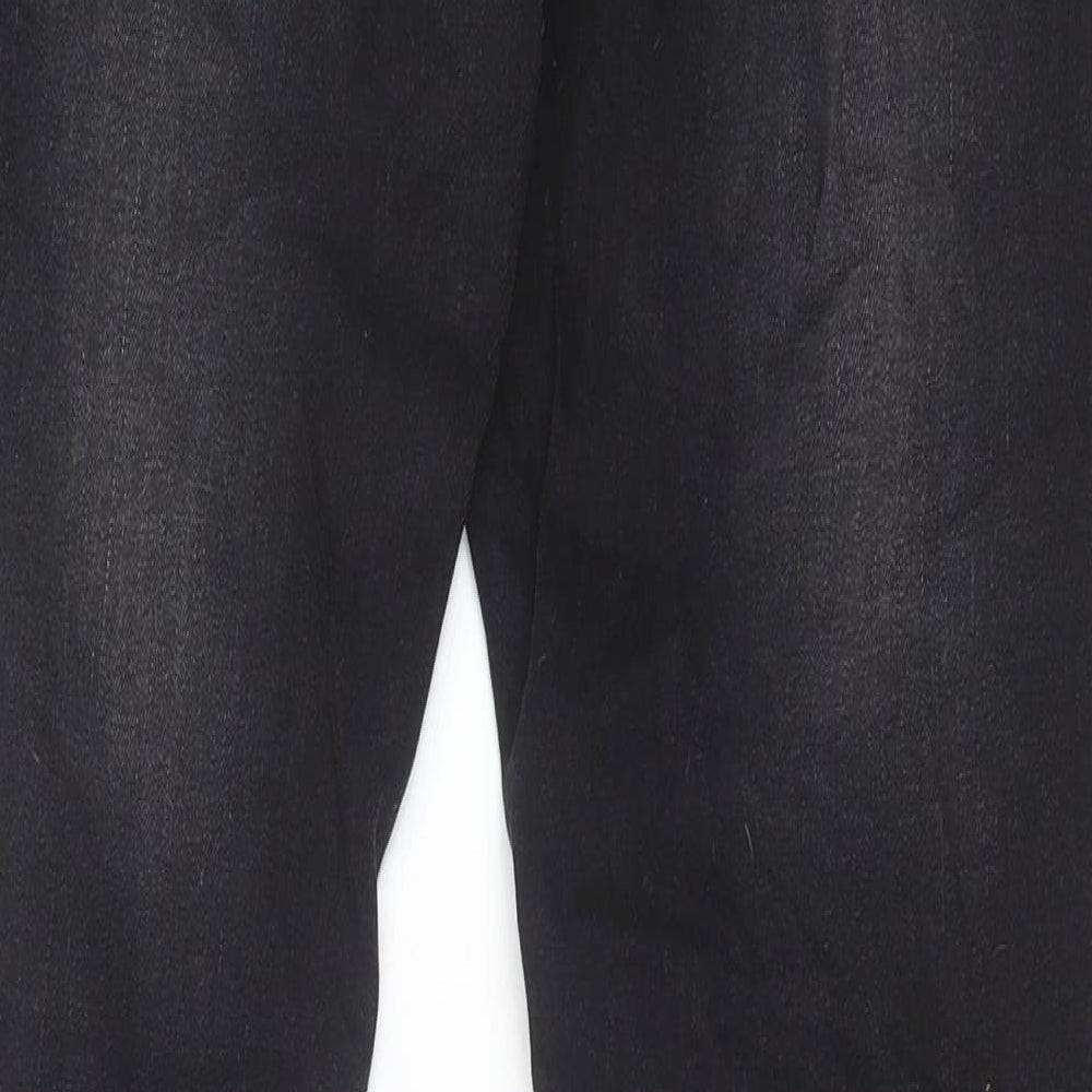 Born Rich Womens Black Cotton Skinny Jeans Size 32 in Slim Zip