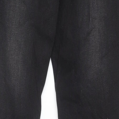 Born Rich Womens Black Cotton Skinny Jeans Size 32 in Slim Zip