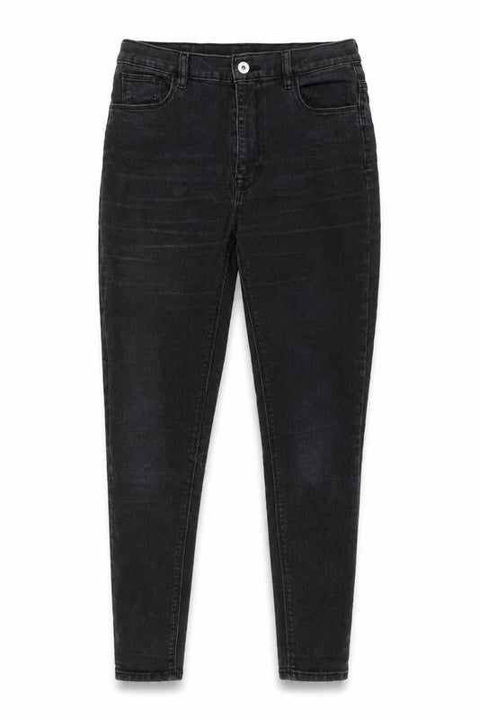 Collusion Womens Black Cotton Skinny Jeans Size 30 in Slim Zip