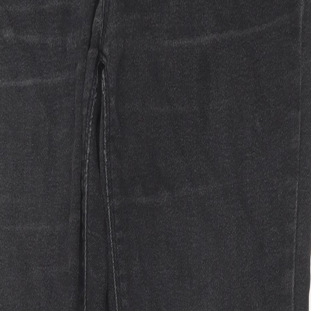 COLLUSION Womens Black Cotton Skinny Jeans Size 30 in Slim Zip