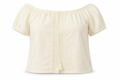 Womens UK Size M Divided Ivory Basic Blouse