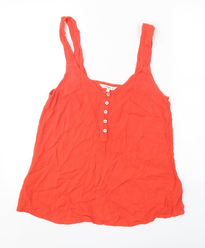Womens UK Size 12 NEXT Red Basic Tank