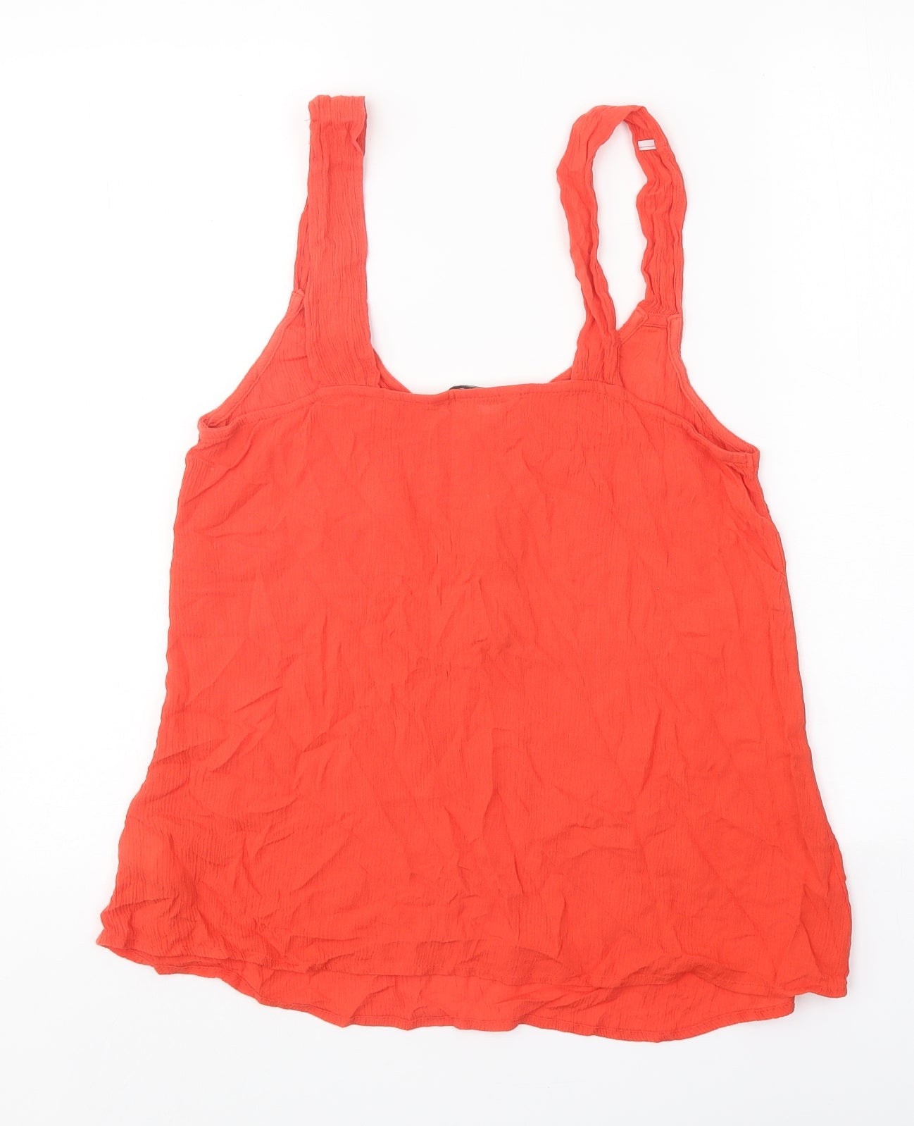 Womens UK Size 12 NEXT Red Basic Tank