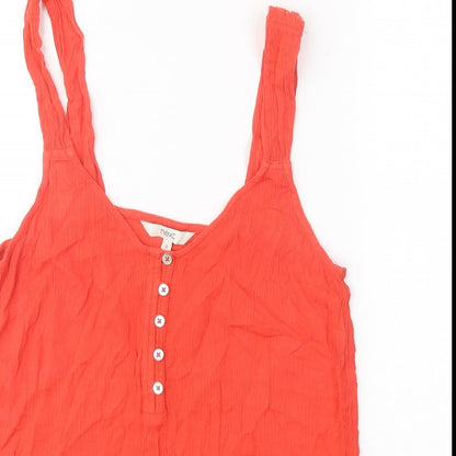Womens UK Size 12 NEXT Red Basic Tank