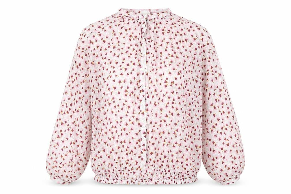 Womens UK Size 6 H&M Pink Basic Button-Up