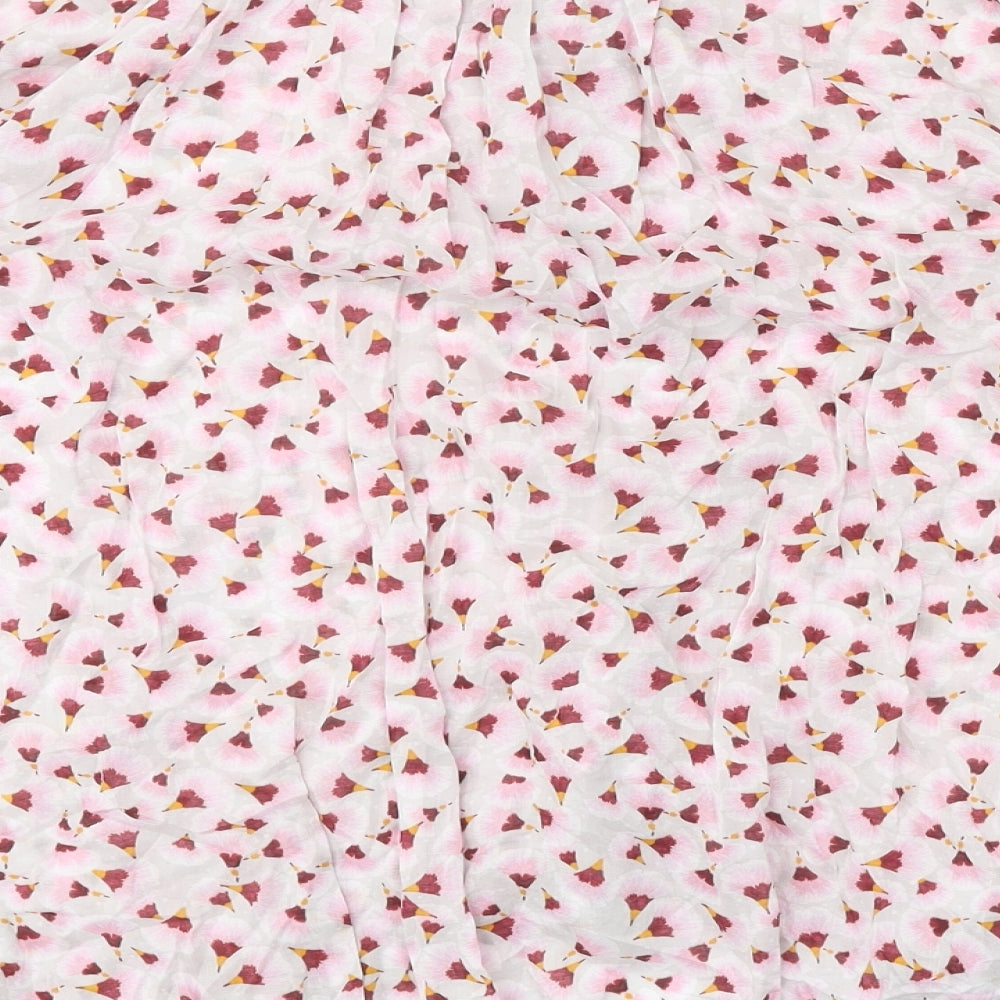 Womens UK Size 6 H&M Pink Basic Button-Up