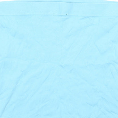 Womens UK Size 16 Papaya Blue Cropped Tank