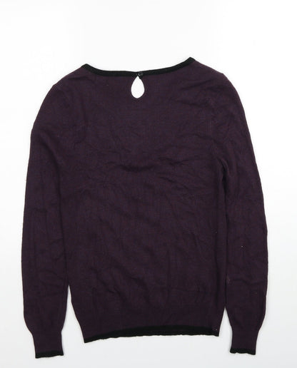 Womens UK Size 10 Principles Purple Pullover Jumper