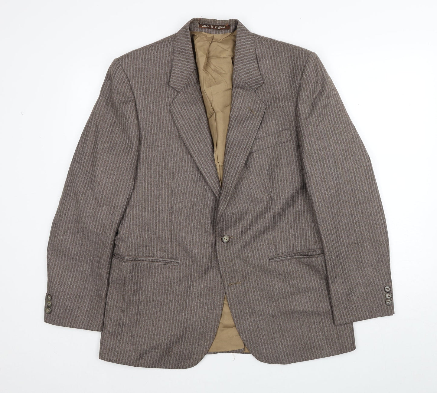 Mens UK Size 36 Burton Regular Brown Suit Jacket