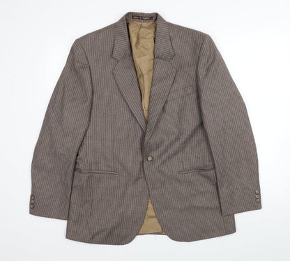 Mens UK Size 36 Burton Regular Brown Suit Jacket