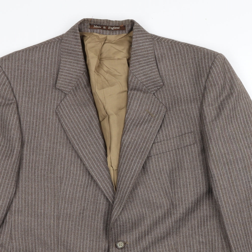 Mens UK Size 36 Burton Regular Brown Suit Jacket