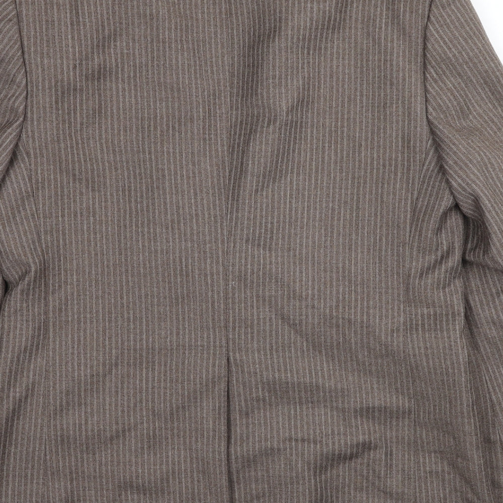 Mens UK Size 36 Burton Regular Brown Suit Jacket