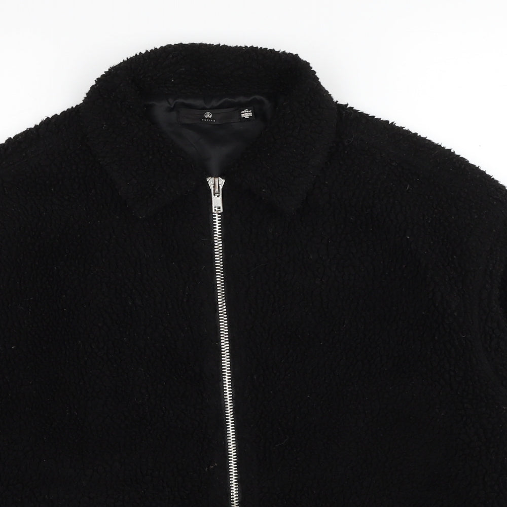 Missguided Womens Black Jacket Size 8 Zip