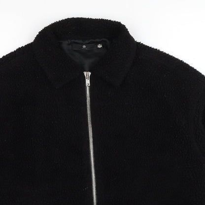 Missguided Womens Black Jacket Size 8 Zip