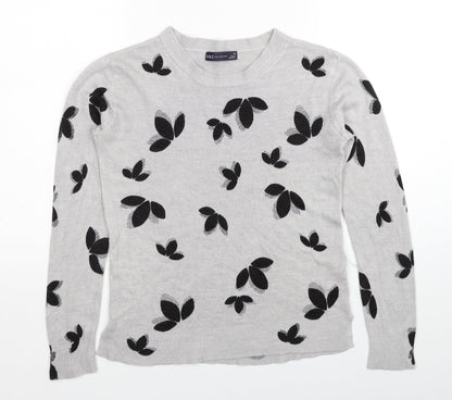 Womens UK Size 10 Marks and Spencer Grey Pullover Jumper