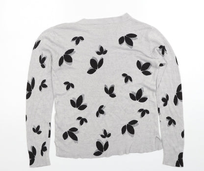 Womens UK Size 10 Marks and Spencer Grey Pullover Jumper