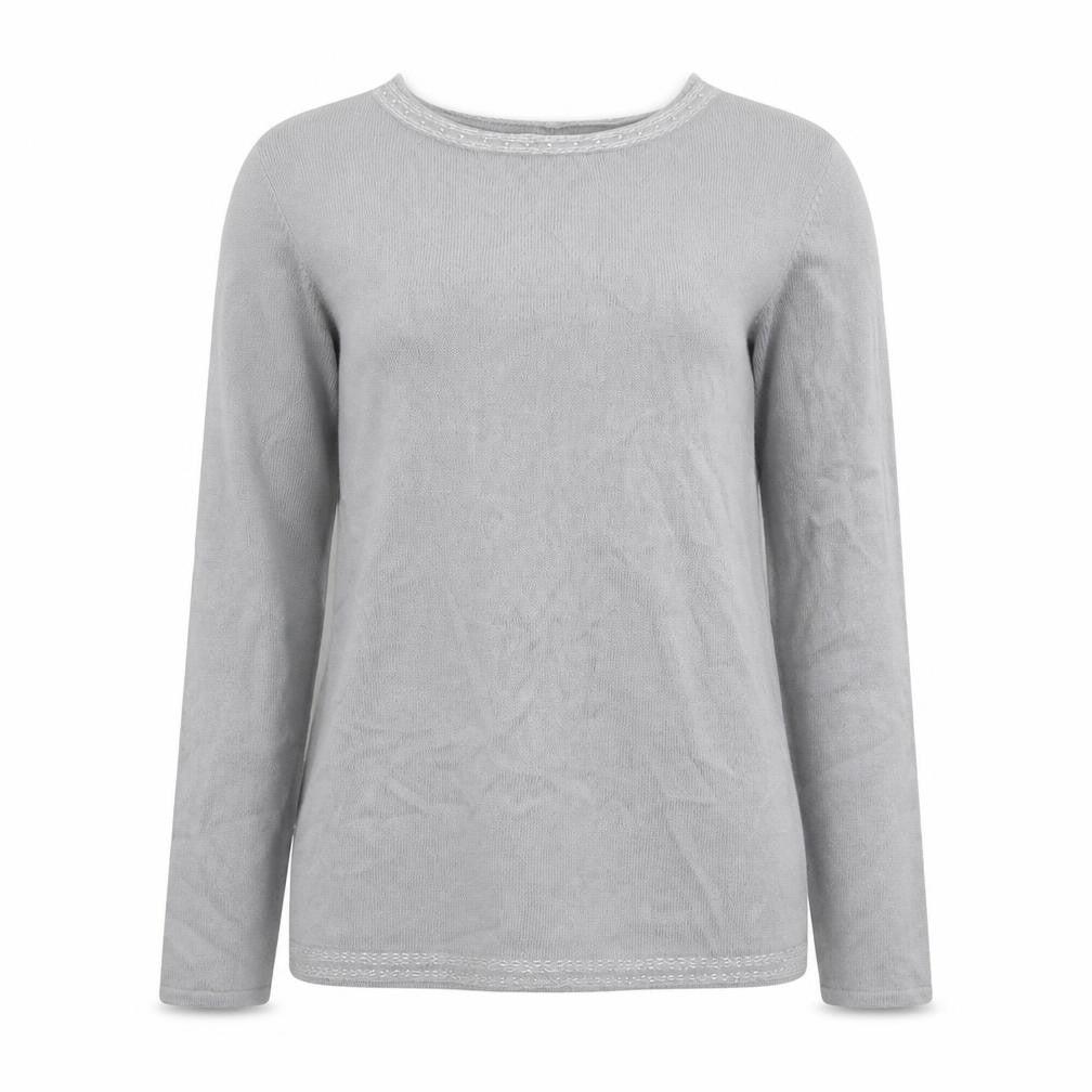 Womens UK Size L Anna Rose Grey Pullover Jumper