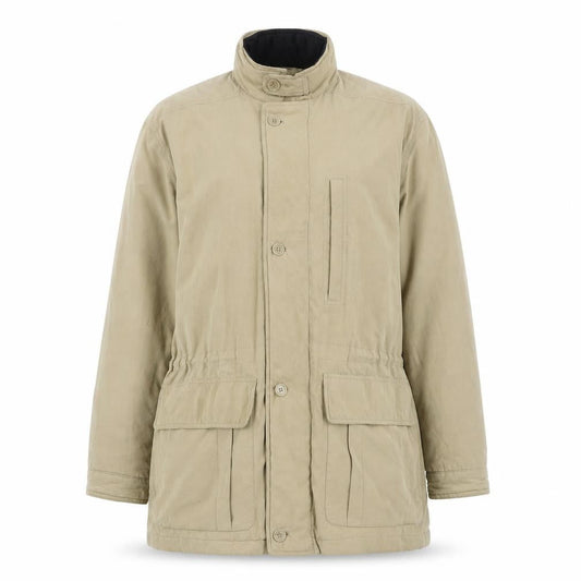 Dieter Danehl Womens Beige Parka Coat Size M Zip