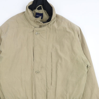 Dieter Danehl Womens Beige Parka Coat Size M Zip