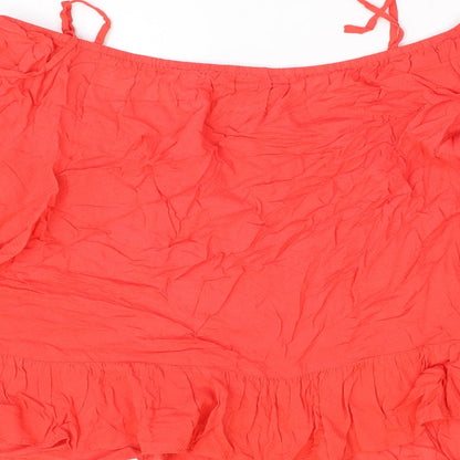 Atmosphere Womens Pink Viscose Basic Blouse Size 14 Off the Shoulder - Drop hem